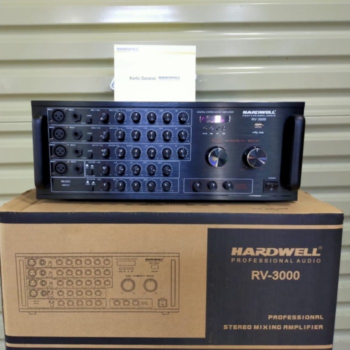 AMPLIFIER KARAOKE HARDWELL RV 3000 ORIGINAL