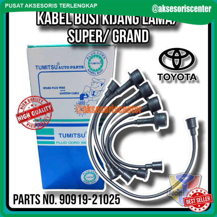 (MAT) PROMO Kabel Busi Set Mobil Toyota Kijang Lama/ Super/ Grand/ Kapsul Non EFI