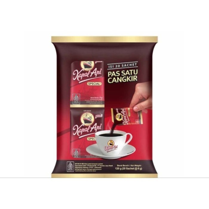 

KAPAL API KOPI SPECIAL SACHET 20X6GR