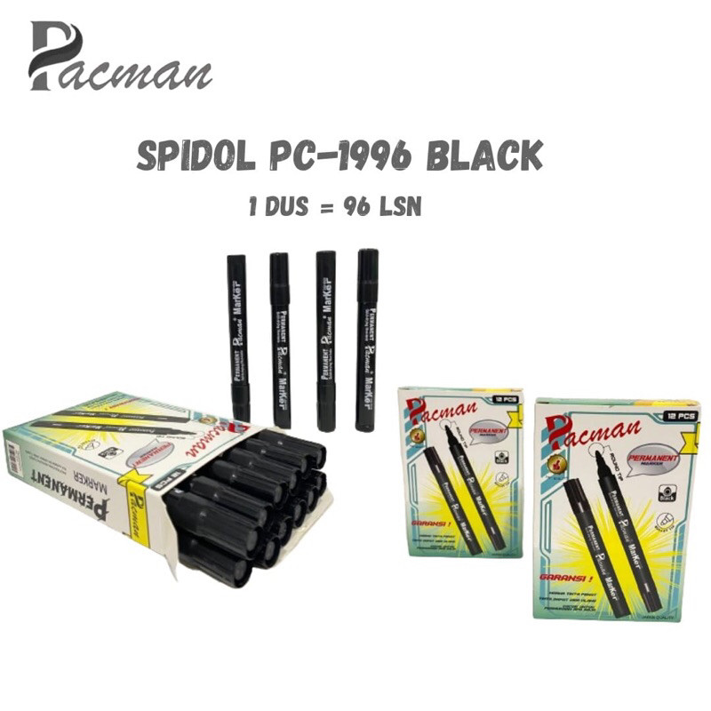 

Spidol Permanent 1 Pack | Spidol Permanent Hitam 1 Pack | Spidol Hitam | Spidol 1 Pack 12pc | Spidol