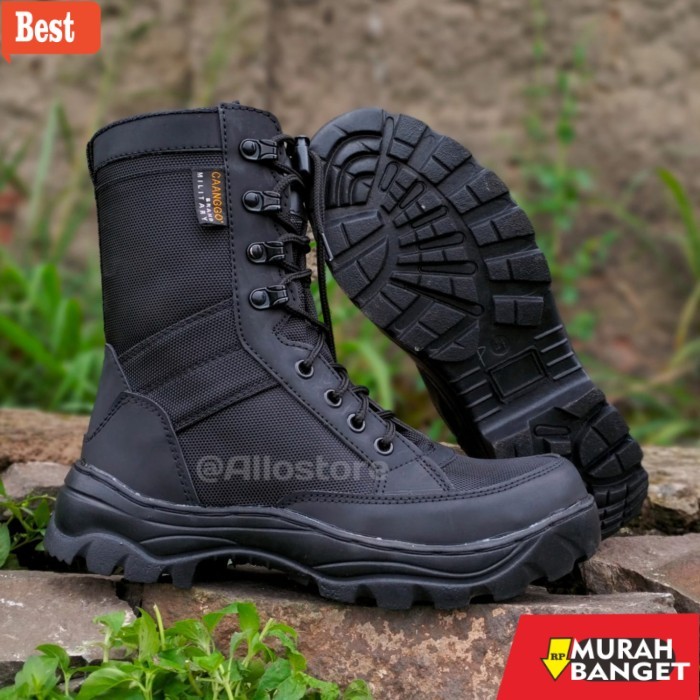 sepatu safety terbaik Sepatu pdl jatah weba TNI AD terlaris safety boots original caanggo - 39