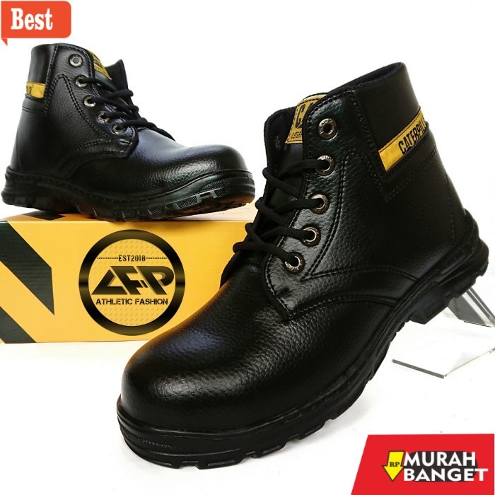 Rekomendasi sepatu anak Sepatu Safety Boots Pria - Sepatu Kerja Safety Proyek Safety Shoes Bot - Hit