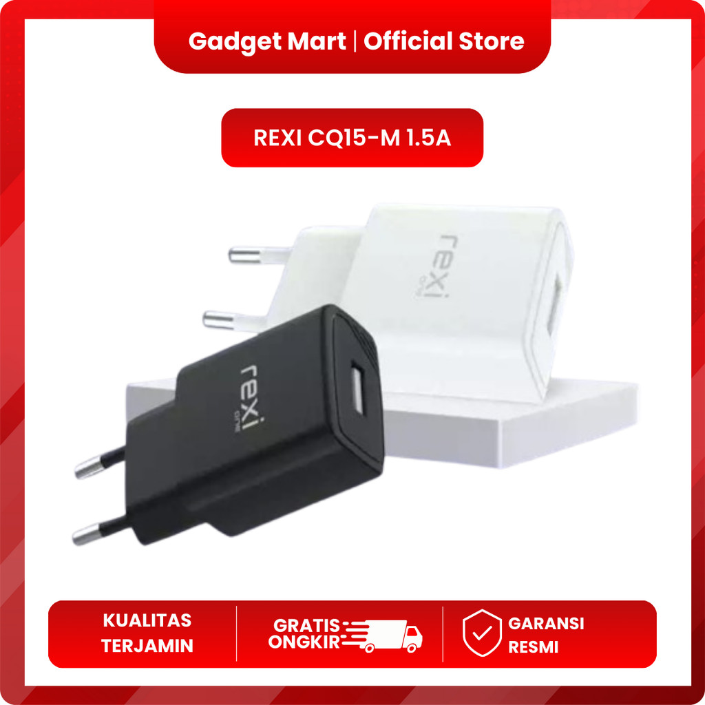 Charger CQ15-M REXI usb charger micro cable safe charging 1.5A mAx Charger Rexi