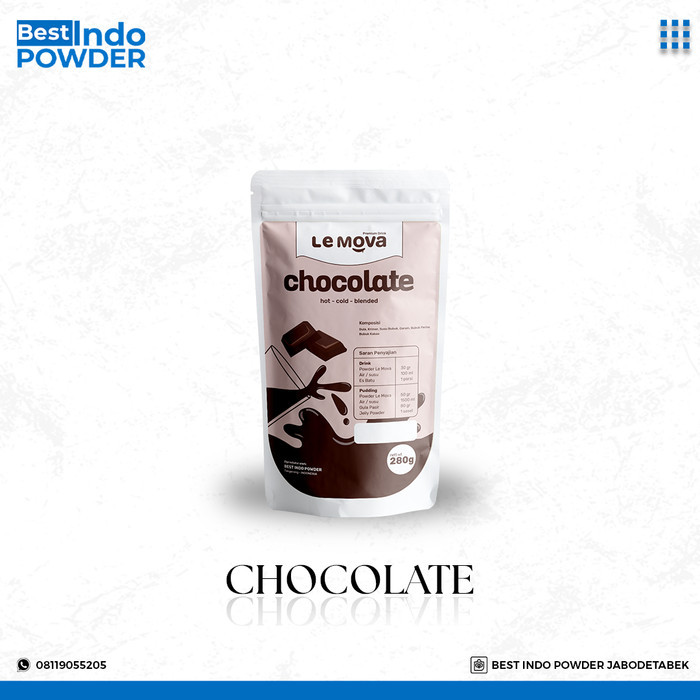 

BUBUK COKLAT LEMOVA / POWDER COKLAT MINUMAN LEMOVA 280gram