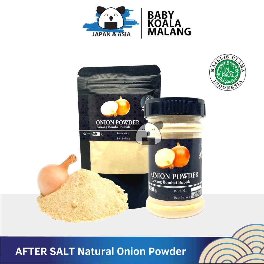 

AFTER SALT Natural Onion Powder Bombay Bubuk 50 g | Bawang Bombai - BKM