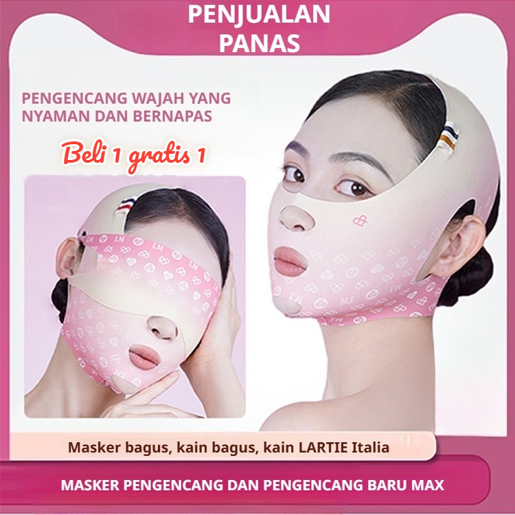 【COD/Spesial Ramadhan】V Face Facial Slimming Bandage Tighten Nasolabial Folds Facial Lifting Mask | 