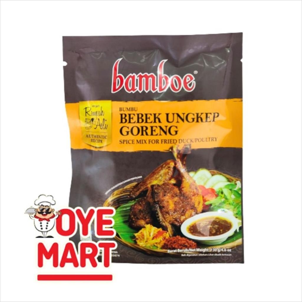 

BAMBOE PREMIUM BUMBU BEBEK UNGKEP GORENG 130GR/BUMBU INSTANT