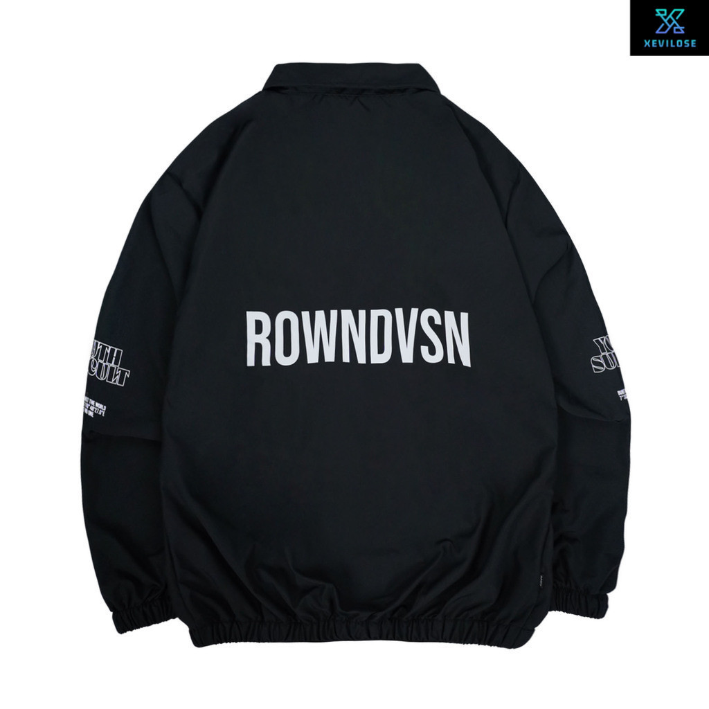 Rown Division Official Tracksuit Jacket - Rowndvsn Jaket Mortalia Black