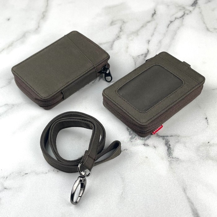

Dompet kartu gantung kalung hanging hallet pria wanita ID card holder - Cokelat /New Update 2025
