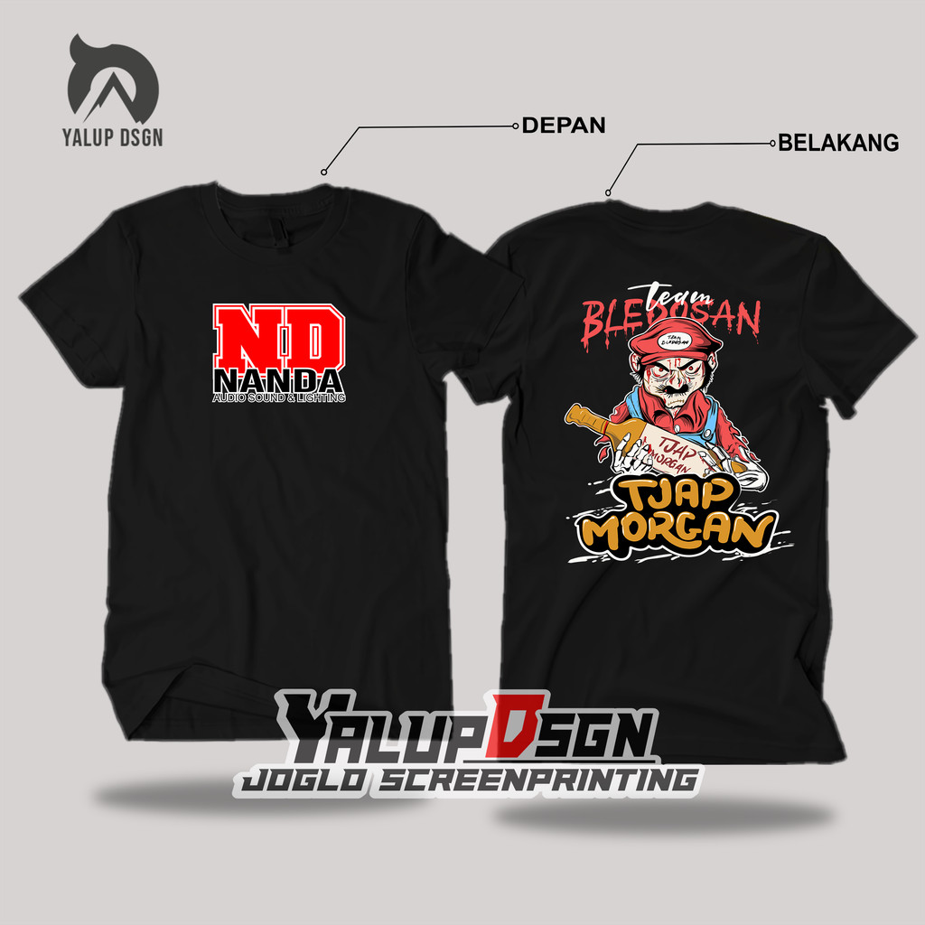 Baju Kaos NANDA NGX NGOSEX JP MORGAN Sound System Audio - BAHAN KATUN COMBED