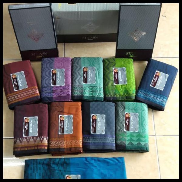 Sarung WADIMOR Strimin Mercerized bahan lembut & halus