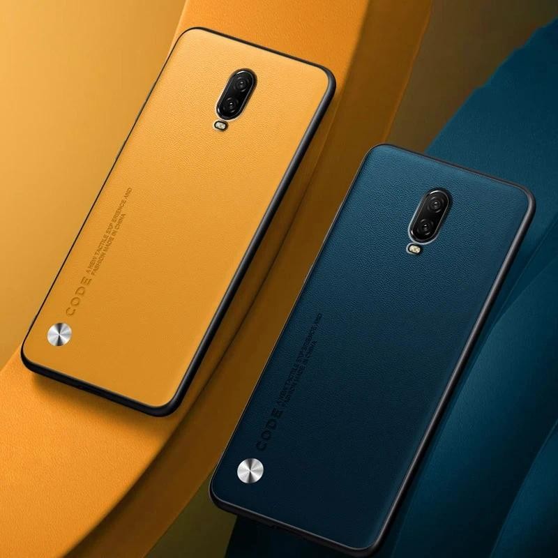 Phone casing OnePlus 6 6T One Plus 6T 6 OnePlus6 T Carbon Fiber PU Leather Matting Anti-Shock Hard S