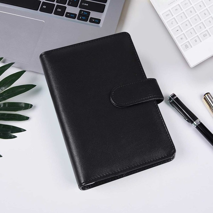 

Buku Kerja Notebook Binder Spiral A6 PU Leather Buku Catatan Jurnal