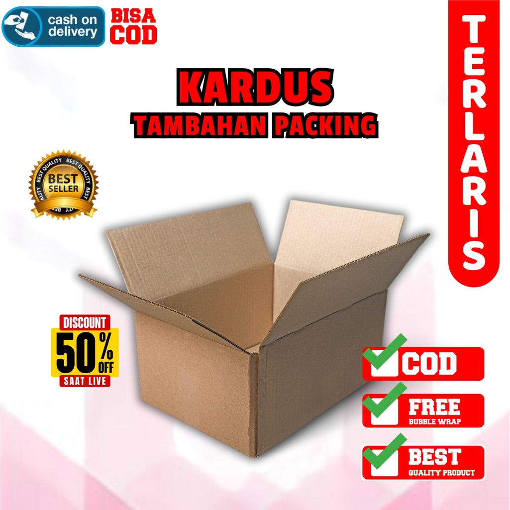 

KARDUS TAMBAHAN UNTUK PACKING LEBIH AMAN