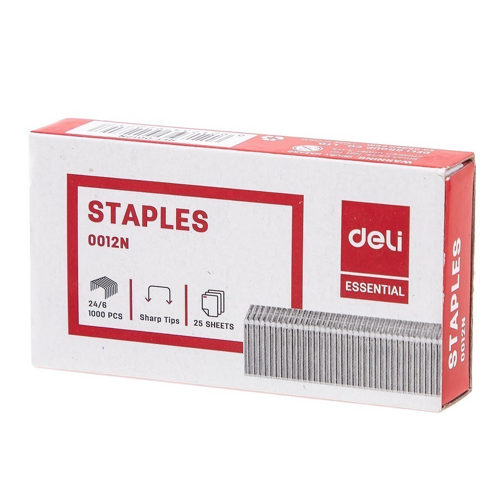 

Deli Isi Stapler 24/6 No. 3 Besar Staples Jepretan Hekter Cekrekan E0012N