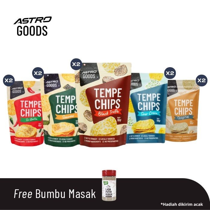 

Paket Keripik Tempe All Variants - FREE Oatmeal 1 pack