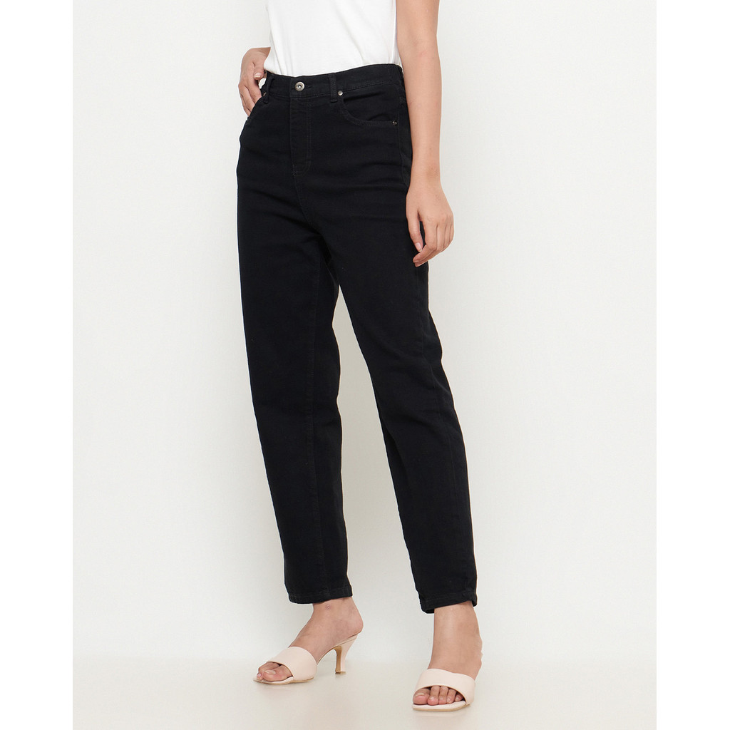 Geela Official - Black Regular Jeans 31117 (G.31117) - Celana Wanita