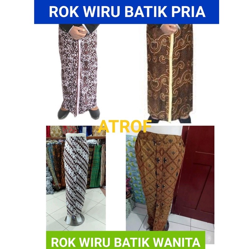 Jarik Wiru Dewasa Laki - Laki & Perempuan - Jarik Instan Dewasa Cowok Cewek - Rok Wiru Dewasa Laki -