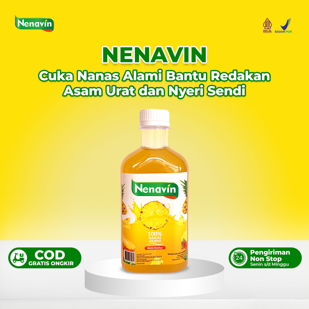 Nenavin Cuka Nanas dari Sari Nanas Segar