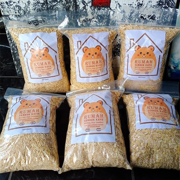 Serbuk Kayu Hamster Serabut Kayu 1 Karung Hewan Kerajinan Tanaman
