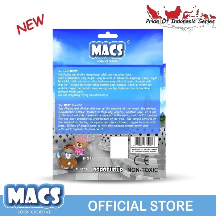 

Pensil Warna MACS Borobudur 24 Warna FREE Rautan Color Pencils Triangel