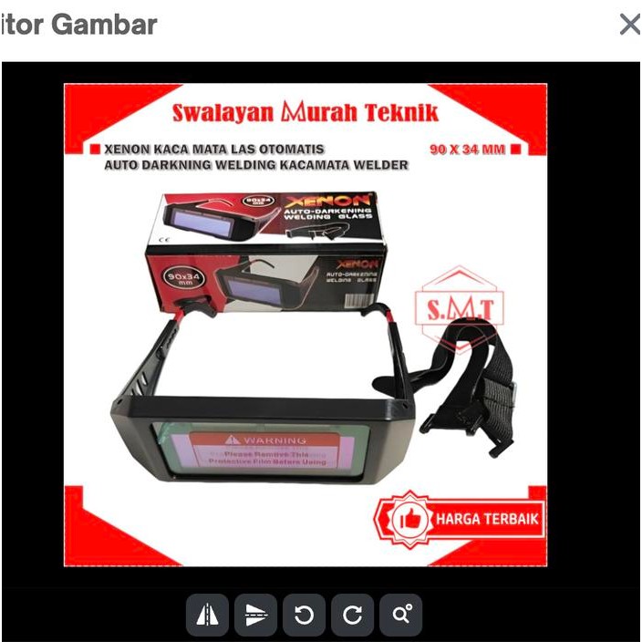 KACA MATA LAS XENON OTOMATIS AUTO DARKNING WELDING KACAMATA WELDER - XENON