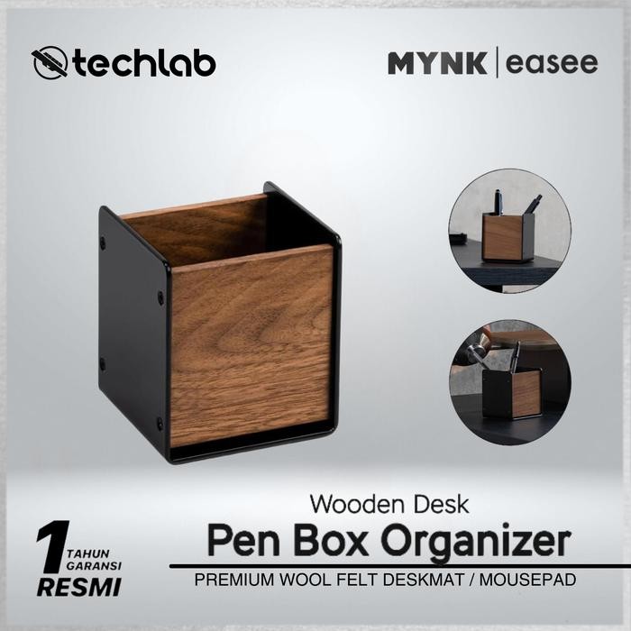 

AHHA easee Wooden Pen Box / Desk Tray Holder Organizer - Kotak Pensil Kayu