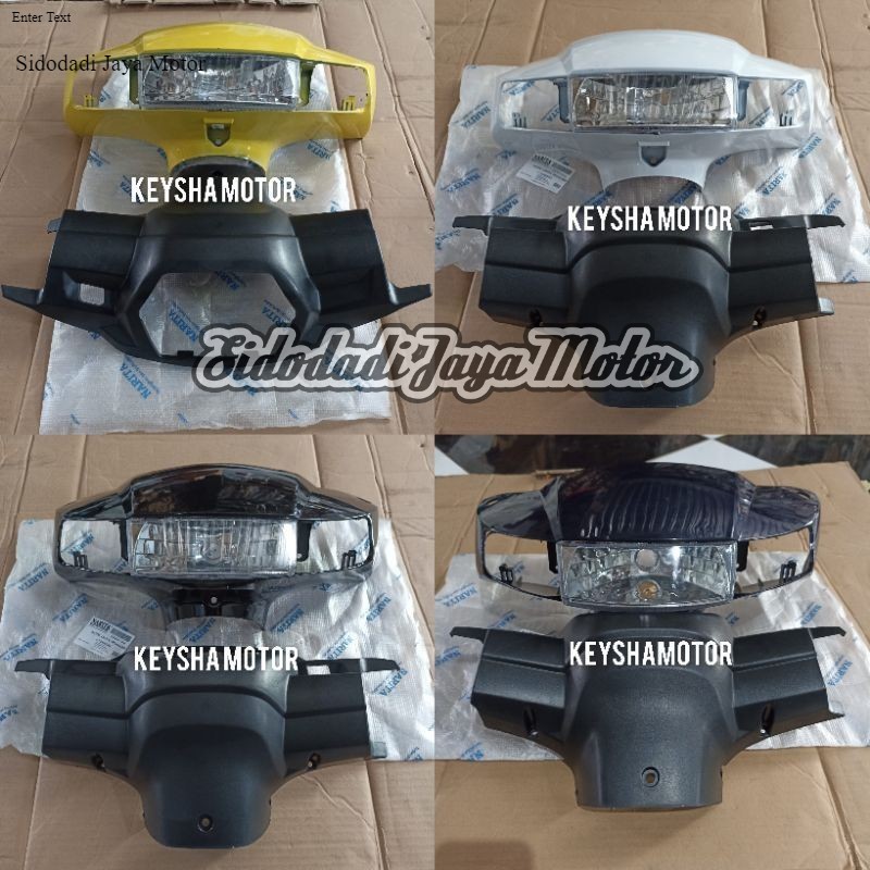 BATOK TOTOK KEPALA DEPAN BELAKANG TORNADO SHOGUN KEBO 110 SET LAMPU DEPAN