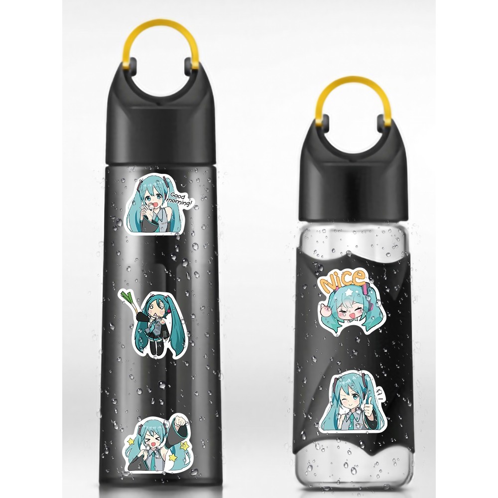 

Stiker Pack Lucu Hatsune Miku Stiker Vinyl Anti Air-Sticker Aesthetic Buku Casing HP Laptop Helm Motor