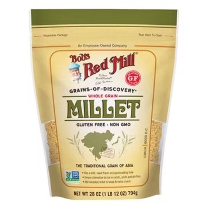 

NEW Bob's Red Mill hulled millet gluten free 794gram PREMIUM