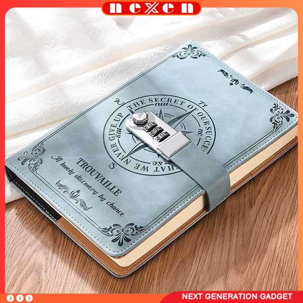 

Buku Jurnal Leather Diary 200 Halaman Grid A5 with Lock - TD22