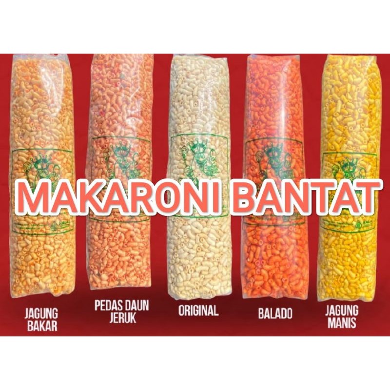 

Makaroni pipa bantat gurih renyah kemasan 250g