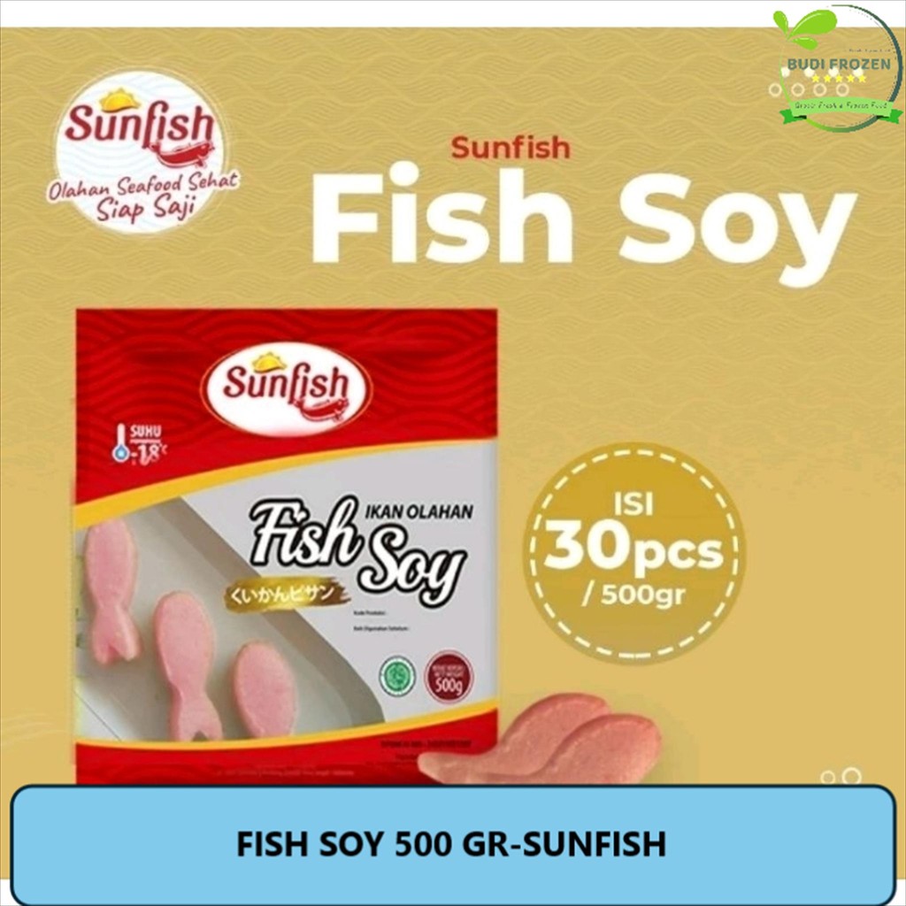 

FISH SOY OLAHAN IKAN BENTUK IKAN LUCU 500GR - SUNFISH