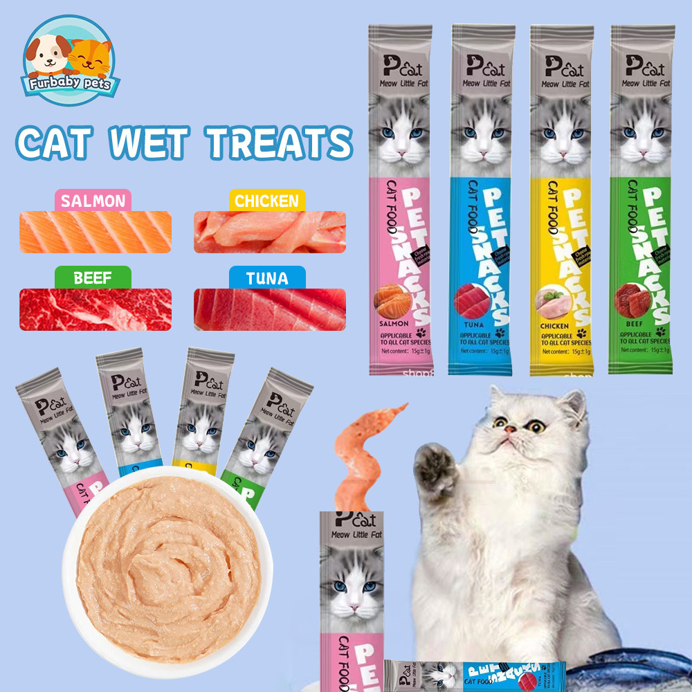 Snack kucing peliharaan cat strip 15gr cat snacks strip Snack Hewan Peliharaan