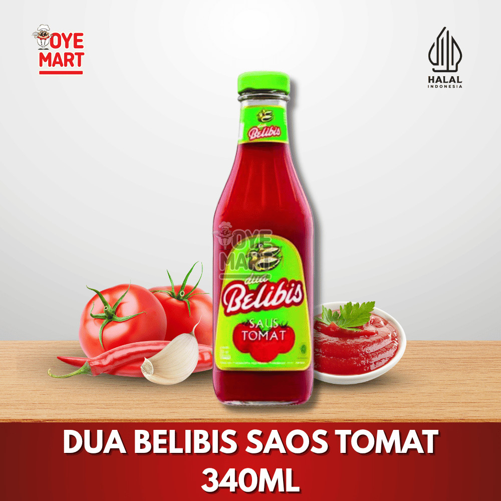 

DUA BELIBIS SAUS TOMAT 340ML / SAUS TOMAT BOTOL