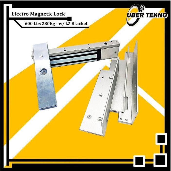 

Magnetic Lock 600Lbs + Bracket LZ - EMLock Access Control Door Lock