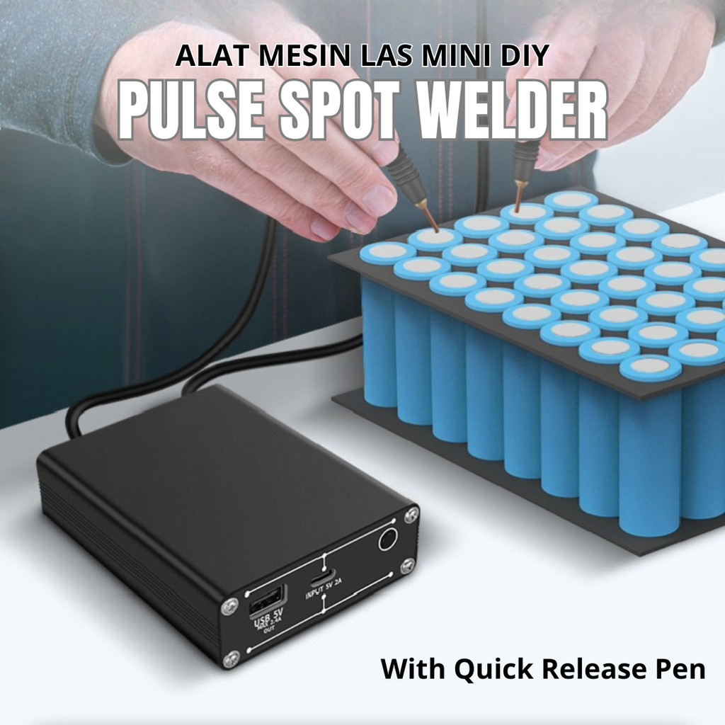 BIFRC Alat Mesin Las Mini DIY Pulse Spot Welder with Quick Release Pen