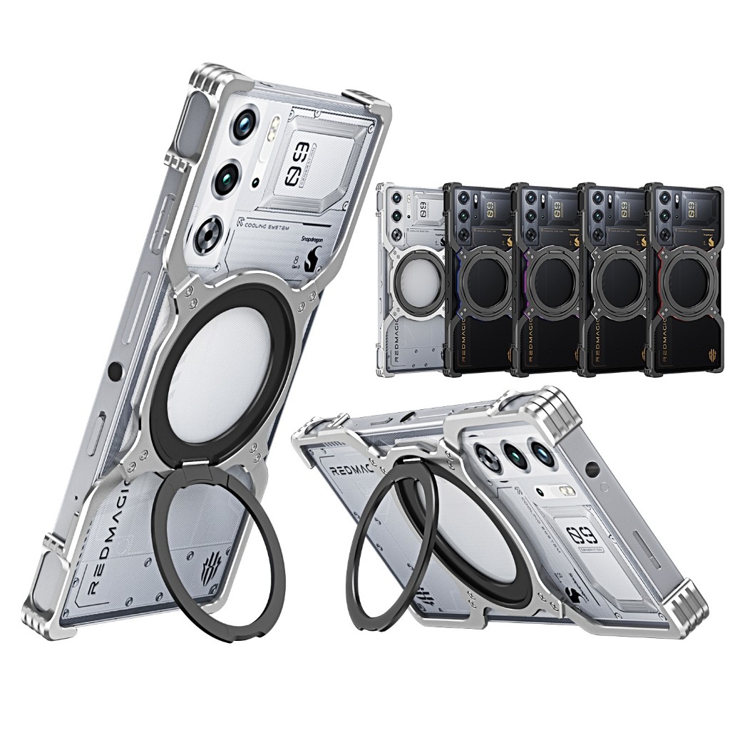 Aluminium Alloy Magnetic Frameless Phone Case Untuk ZTE Nubia Red Magic Redmagic 9S Pro + 8 8S 9 Pro
