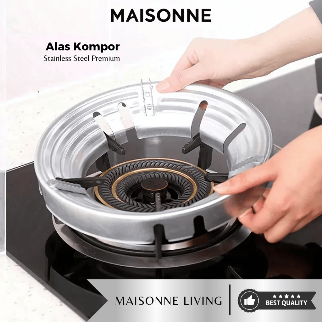 MAISONNE Alas Kompor Bahan Alumunium Nampan Dudukan Kompor Gas Serbaguna Cover Tatakan Kompor