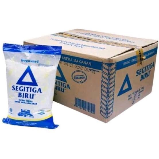 

Segitiga Biru Tepung Terigu Serbaguna Bogasari 1kg (isi 12) - DUS