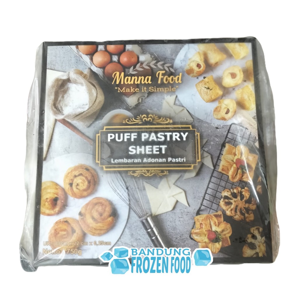 

MANNA FOOD PUFF PASTRY SHEET 750GR