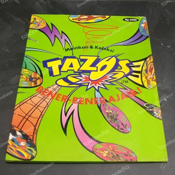 TAZOS Looney Tunes 1980 Album+Tazos (60pcs LENGKAP) by Indofood