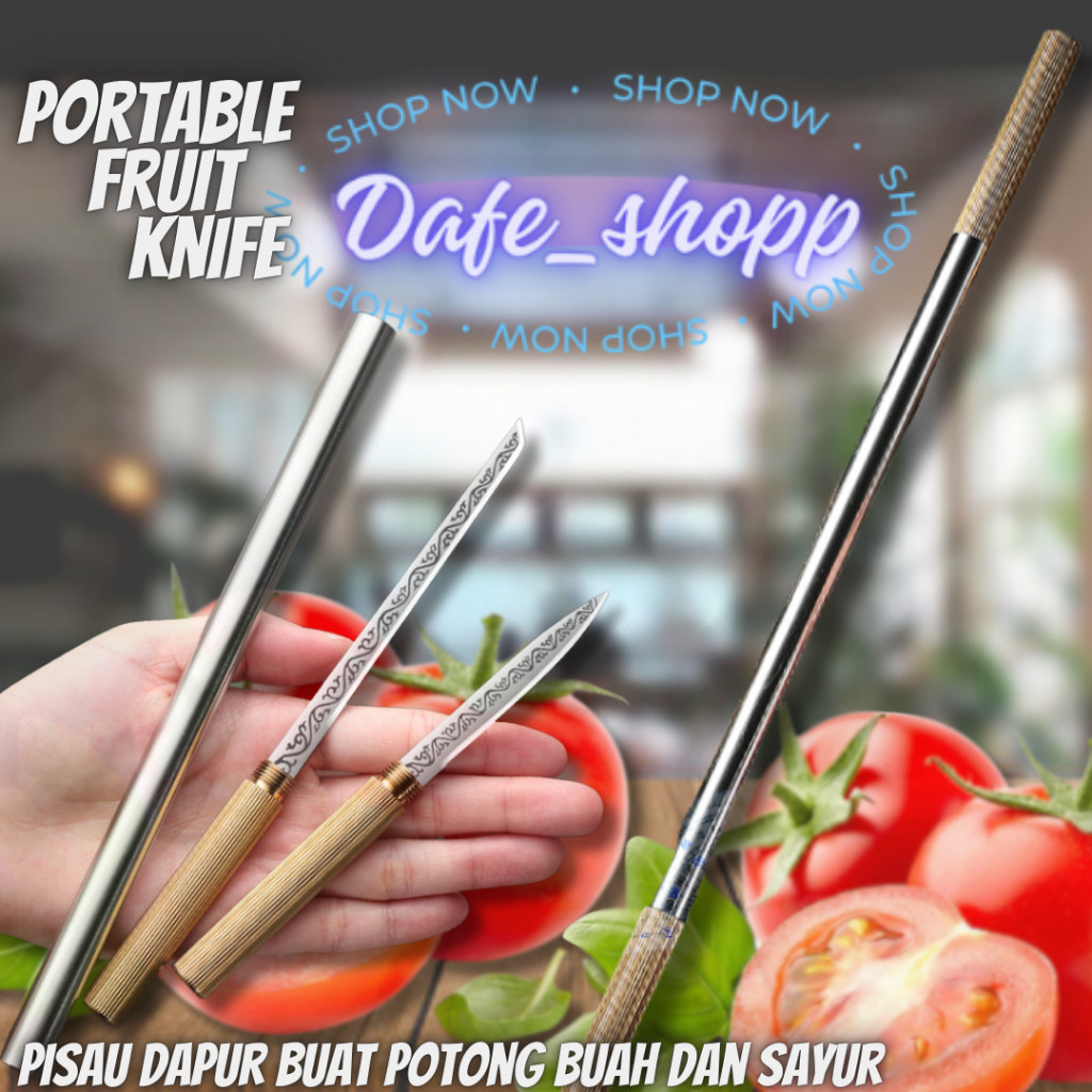 DAFE - Pisau dapur buah Lipat Kombinasi – Desain Terinspirasi dari Tongkat Ajaib "Jin Gu Bang"