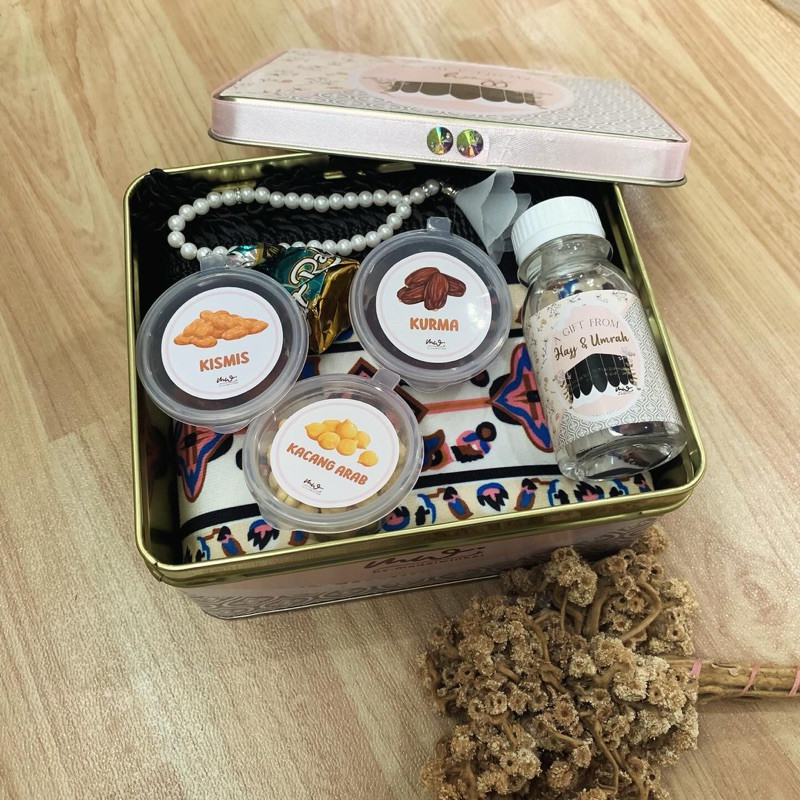 

Hampers packaging kaleng tin