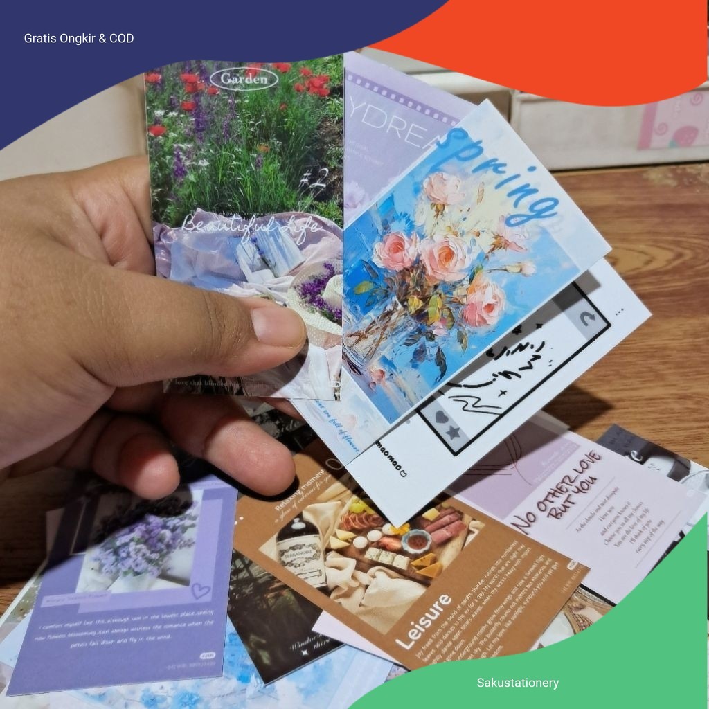 

1 Lembar Stiker Segel Paket Untuk Packing Photocard ukuran 5x9cm