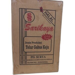 

1 DUS SARIKAYA TELUR GABUS KEJU / CENDOL KEJU / STIK KEJU BERAT 4 KG