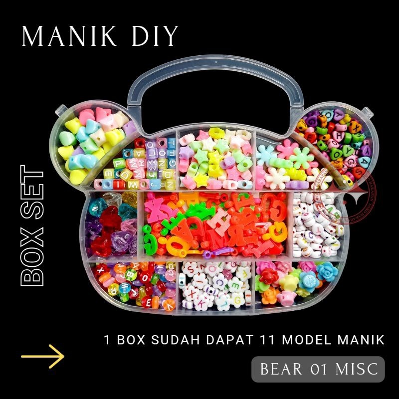 Manik Set Box Manik Ronce Manik DIY Anak