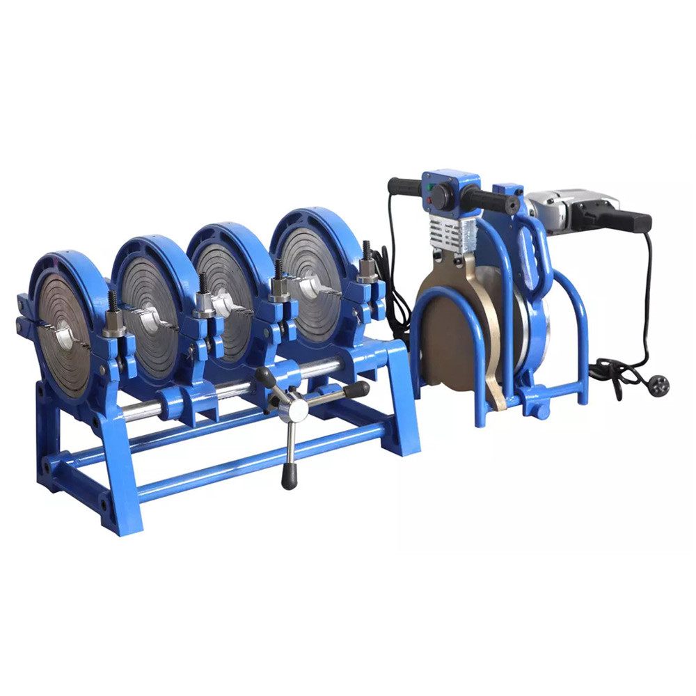 PE63-200 Hand Push Type Butt Welding Machine PE Fusion Welding Machine Pipe Hot Melt Machine Precisi