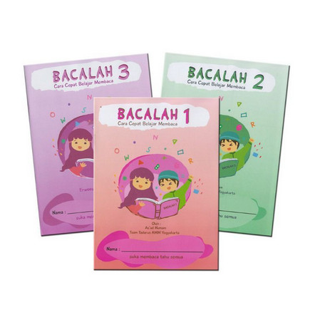 

RGT - 3 Buku BACALAH Jilid 1-3, Cara Cepat belajar membaca