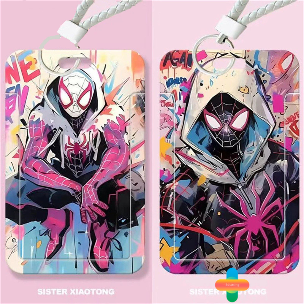 

3dcasing ID Card Holder Motif Kartun Spider Man Yang Trendi Korea | Tempat Pelindung Kartu Nama Photocard Sekolah Kantor Photocard Photo Card